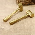 thumbnail image 4 of Miangastore Marteau Bois Doré 3 Pcs Manche Rond Tête Carrée, 4 of 9