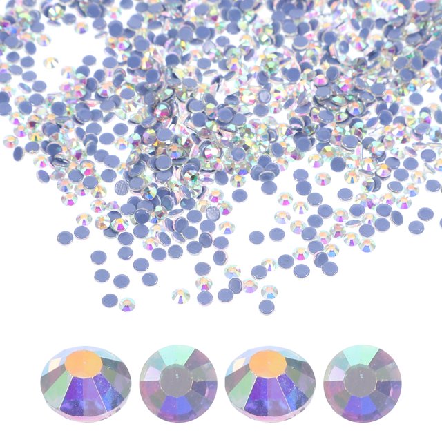 2880pcs Hot Melt Rhinestones Flatback Glass Rhinestones for Crafts Ornament DIY