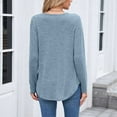 thumbnail image 6 of Dxzfnsa Long Sleeve Shirts for Women V Neck Basics Tops Lightweight Base Layer Slim Fit Top Thermal Undershirts S-2XL, 6 of 7