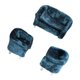 thumbnail image 5 of Muebles en miniatura para casa de muñecas a escala 1/25, sofá doble individual, sillón azul, 5 of 6