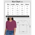 thumbnail image 3 of Women Casual Short Sleeve Realxed Fit Basic T-Shirt Tops, 3 of 6
