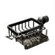 thumbnail image 1 of Estante de almacenamiento para grifo de fregadero de cocina, organizador de grifo sin perforaciones, soporte para esponja de fregadero de aluminio espacial con bandeja de goteo, jabonera de secado, 1 of 5
