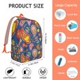 thumbnail image 5 of Serene Paisley Backpack - Boho Calm Aesthetic for Focused Learning, Dedicated Space for a Tablet, Premium Gift for a Scholar, 5 of 5