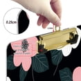 thumbnail image 4 of Wobogo Illustration Of Pink and White Flowers Acrylic A4 Clipboards Gold Clip Stardard Size 9×12.5in Office Decorative for Students Workers, 4 of 10