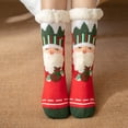 thumbnail image 2 of Christmas Girls' Socks, Winter Floor Socks Snow Socks Moon Children's Plush Coral Velvet Socks Home Sleep Socks Carpet Socks Leg Cover, 2 of 4