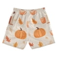 thumbnail image 7 of FORMRS Boys Swim Trunks Quick Dry Mesh Liner Boardshorts Sizes XS-XL, Beige Fall Acorns Pattern, 7 of 7