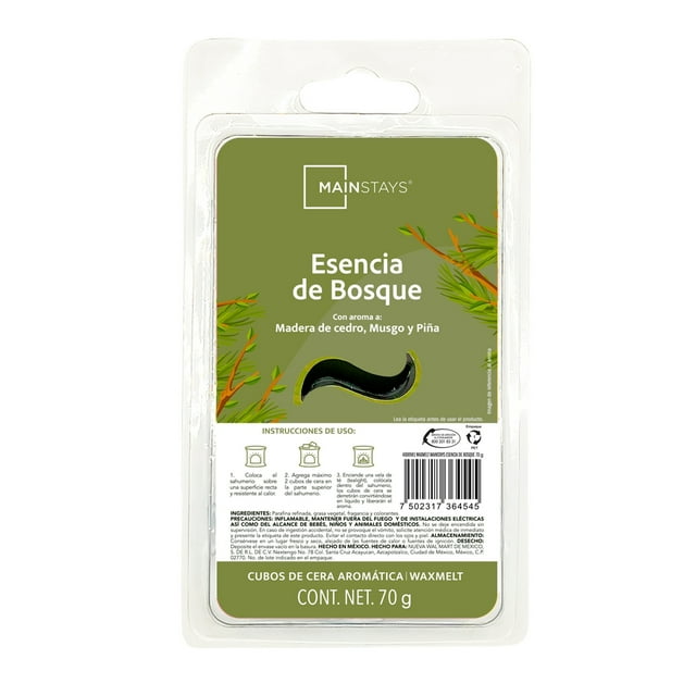 Cubos de Cera Aromática Mainstays Esencia de Bosque 70 G