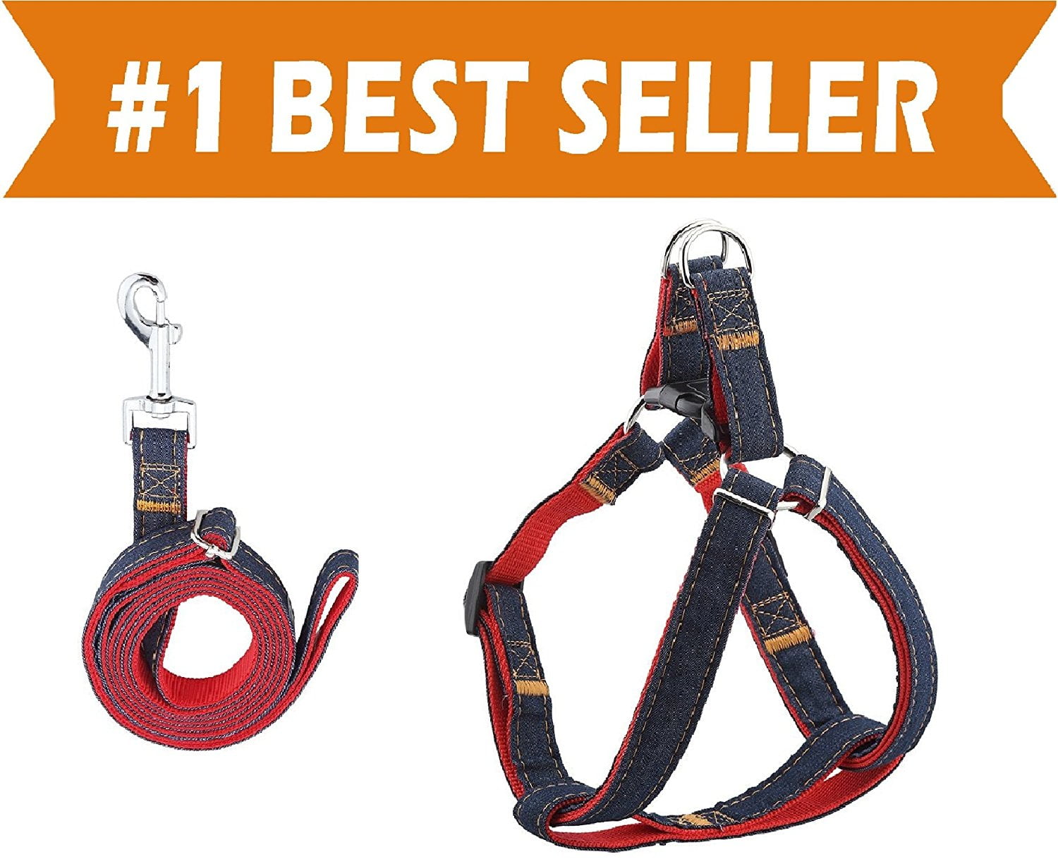 Elegant Comfort Dog Leash Harness Adjustable & Durable Leash Set