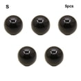 thumbnail image 2 of Manijas de cerámica Cateissary para cajones 5 piezas color Negro trompeta, 2 of 6