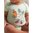 thumbnail image 5 of Gerber Baby Boy or Girl Gender Neutral Short Sleeves Onesies Bodysuits, 5-Pack (Newborn - 12 Months), 5 of 14