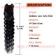 thumbnail image 3 of 18 Hebras/Pack Nu Locs Crochet Hair Goddess Trenzas 18 Pulgadas Sintético Suave Profundo Rizado Extensiones De Pelo, 3 of 4