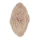 thumbnail image 5 of Khaki Oval Carved Wood applique for Furniture with European Style Decorative Overlay 6.5 x 10.2 Inches, 5 of 5