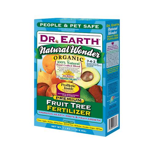 Dr Earth 708 Fruit Tree Organic Fertilizer, 742, 4Lb. Box Walmart