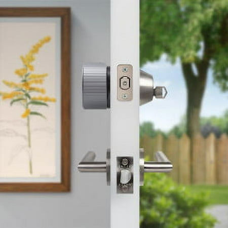 August - Smart Lock Wi-Fi Replacement Deadbolt with App Access - Silver