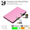 thumbnail image 4 of Kindle Fire HD 10 Case 2021, Fire HD 10 Plus Cover 11th Gen 2021, Allytech Flip PU Leather Shockproof Smart Shell with Pen Holder Card Pockets Cover for Fire HD 10.1" 11th Gen 2021, Pink, 4 of 7