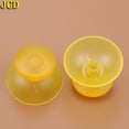 thumbnail image 1 of 2 Pieces For PS3 Controller Thumbsticks Thumb Joystick Stick Cap Mushroom Head Rocker Caps Grip Cover Clear Yellow, 1 of 6