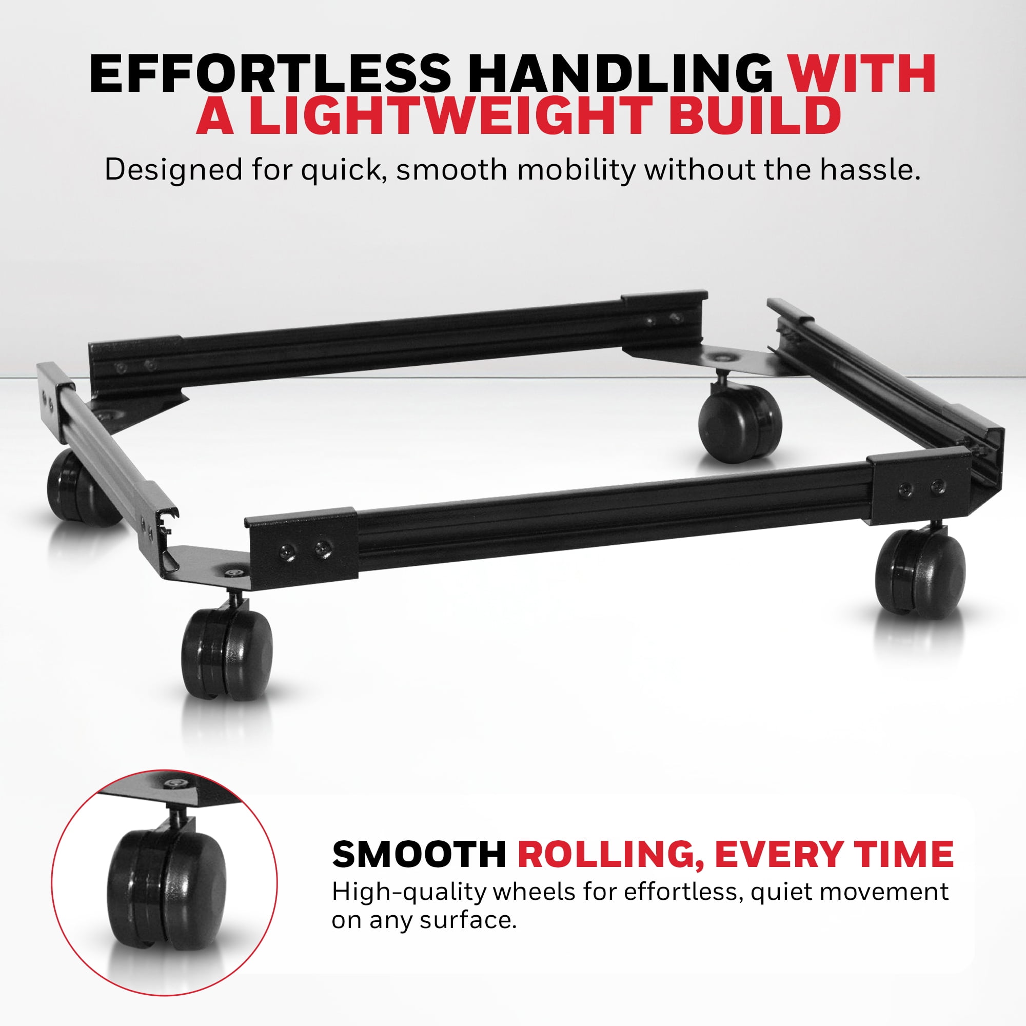 Honeywell Safes, Black Wheel Cart for 1108 File Fire Chest Convenient to Move Safe, 1108C