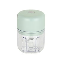 MERILER Portable Electric Mini Food Processor - USB Rechargeable, 250ML Capacity, High-Performance Motor for Garlic, Ice, Spices and More - Easy to Clean and Safe BPA-Free Material