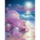 thumbnail image 1 of Hilo algodón ecológico bordado punto cruz concha playa impreso 11CT (ACC-230), 1 of 9