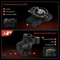 A-Premium Idle Air Control Valve IAC + Throttle Position Sensor TPS
