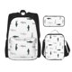 thumbnail image 1 of Fotbe Cute Shark Set Escolar 3 en 1 para Niños - Mochila Duradera con Lonchera Aislante y Estuche para Lápices - Mochila Escolar para Niños y Niñas, 1 of 7
