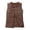 Coffee, variant on Women's Quilted Puffer Vest Lightweight Packable Cropped Down Jacket Sleeveless Button Up Outerwear Winter Clothes (L, Coffee)