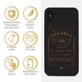 thumbnail image 4 of Case Yard Wooden Case for iPhone-X Soft TPU Silicone cover Slim Fit Shockproof Wood Protective Phone Cover for Girls Boys Men and Women Supports Wireless Charging West Coast Design, 4 of 7