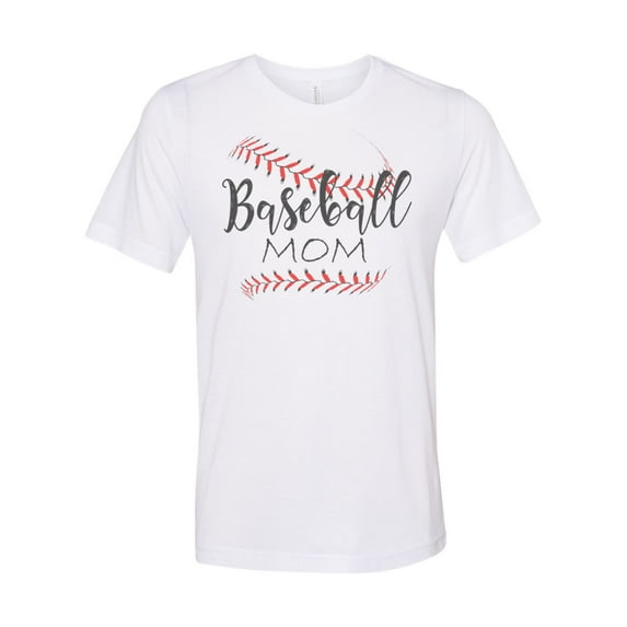"Baseball Mom Shirt, Baseball Mom, Soft Bella Canvas, Sublimation, Baseball Shirt, Sports Mom, Gift For Her, Boy Mom, Girl Mom, Baseball Tee, White, XL"