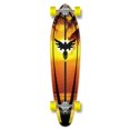 thumbnail image 1 of Yocaher Beach Series Complet Kicktail Planches à Roulettes Longboard Cruiser Black Widow Premium 80A Ruban d'Adhérence Aluminium Camion ABEC7 Roulement 70mm Roues de Planche à Roulettes (Complet - Kicktail - 04 - Coucher de Soleil), 1 of 4