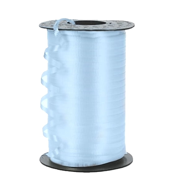 3/16" Wedding Balloon Curling Crimped Ribbon -Light Blue