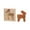 P, variant on xiziHUAN9C Wooden Cookie Mould - 2.36" x 4.33" Cat Carved Baking Tool,E