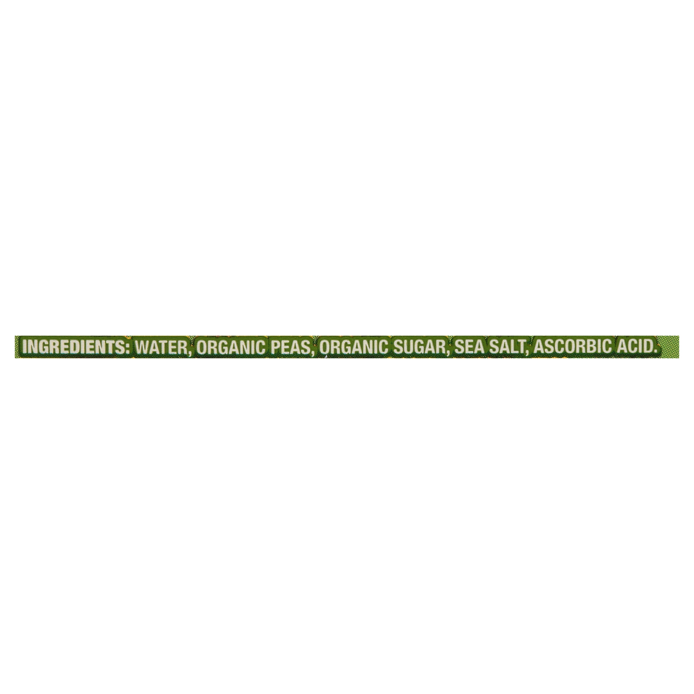 (6 pack) Green Valley Organic Peas, 4 oz, 4 Cups