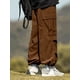thumbnail image 5 of Pantalones ZAFUL de pana con bolsillo plano para hombre y mujer, 5 of 5