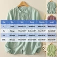 thumbnail image 3 of Zpanxa Embroidered Blouse with Stand Collar Linen-Look Fabric Short Sleeve, 3 of 8