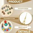 thumbnail image 4 of DESIGNICE 2 Pairs Statement Earrings for Women,Metal Plated Hollowed-Out Ethnic Style Boho Earrings for Women,Dangle Earrings for Women Wife Girlfriend Jewelry Gift,Style4, 4 of 7