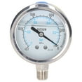 thumbnail image 1 of Vacuum Pressure Gauge Dual Scale Oil Manometer Pressure Test Meter Stainless Steel Case For Air Pressure Water Pressure, 1 of 8