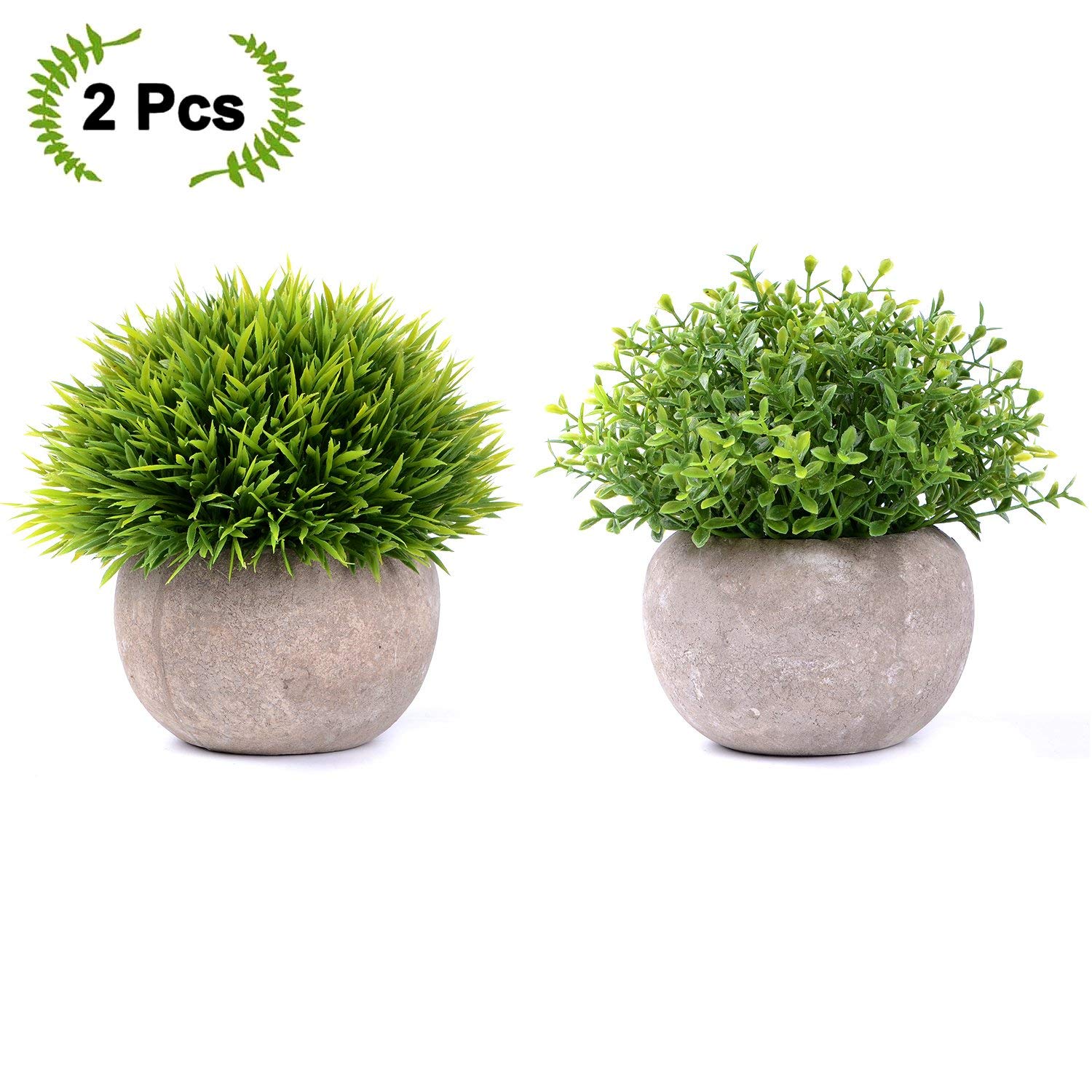 Face Plants in Black Pots for Bathroom Decor Office Decor WOODWORD Artificial Plants for Room Decor Potted Fake Plants for Home Decor