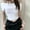 #0118-White, variant on Women Summer Off The Shoulder Shirts Casual Elegant One Shoulder Tops Casual Loose Short Sleeve Blouses Tshirts Tunic