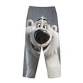 thumbnail image 5 of Daiia Smiling Polar Bear Women's Sleep Pant with Pockets and Drawstring,Pajama Pants-Small, 5 of 9