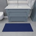 thumbnail image 6 of Ottomanson Solid Kitchen Runner Rug 1'10" x 6' - Non Slip Low Pile Carpet, Navy, 6 of 14