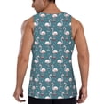 thumbnail image 3 of Gaeub Elegant Flamingo Men's Athletic Tank Top, Workout Sleeveless Shirts, Running Tank Tops for Gym, Running, Training - XX-Large, 3 of 9