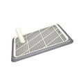 thumbnail image 1 of Puppy Dog Toilet Grid Separated Groove Design ,Portable Dog ,Reusable with Urinary Column Small Dog Training Pads for Training Dog Grey, 1 of 8