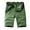 Mens Shorts Army Green, variant on Cargo Pants for Men with Pockets Slim-Fit Straight Leg Mid Waisted Casual Solid Color Comfort Outdoor Hiking Fishing Bermuda Short