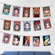 thumbnail image 4 of Poliéster Beijing Opera Máscara Decoración Banderas Dibujos animados coloridos para habitaciones de hotel (C), 4 of 5