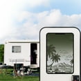 thumbnail image 2 of Psesaysky RV Door Window Shade Easy to Install Privacy Protection RV Window Cover Green Hawaii Palm Tree Sun Blackout for Camper Trailer (17.3x26 inch), 2 of 7
