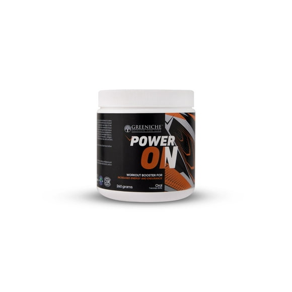 Greeniche Natural | PowerOn | 260 Grams | Workout Sugar Free Powder Supplement | Workout Supplement For Men And Women