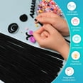 thumbnail image 3 of Iooleem 200 limpiadores de tuberías negros con tallos de chenilla, limpiadores de tuberías para manualidades, limpiadores de tuberías, manualidades, suministros de arte y manualidades., 3 of 5