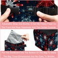 thumbnail image 4 of Snowflake Foldable Car Trash Can with Lid, Leak-proof Hanging Storage Bag - Trash Can for Car, Car Garbage Can, 4 of 6