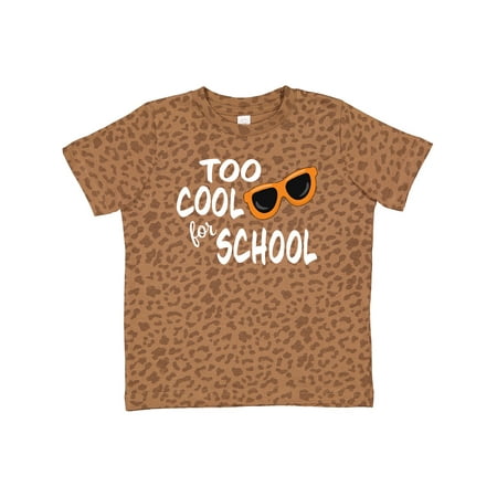 

Inktastic Too Cool for School Gift Toddler Boy or Toddler Girl T-Shirt