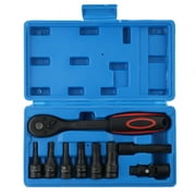 LLDI Car Repair Tool 3/8 Socket Wrench With Universal Joint And Extension Rod Set